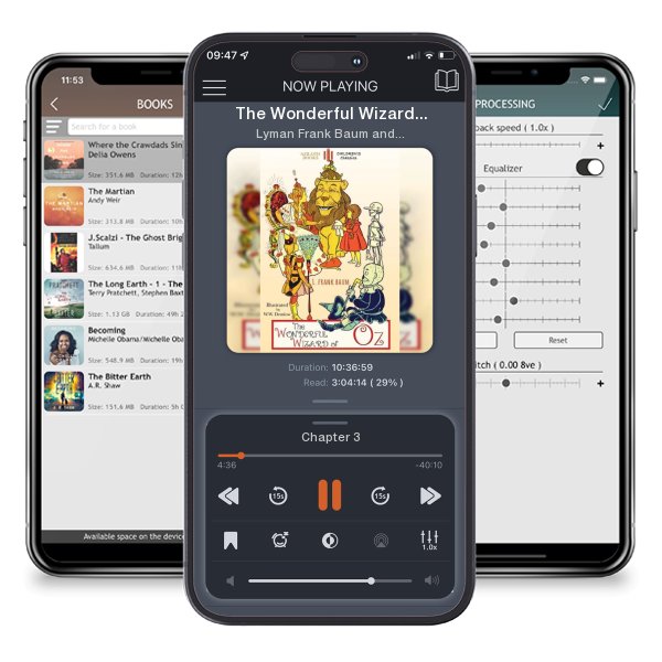 Download fo free audiobook The Wonderful Wizard of Oz: Unabridged & illustrated by Lyman Frank Baum and William Wallace Denslow and listen anywhere on your iOS devices in the ListenBook app.
