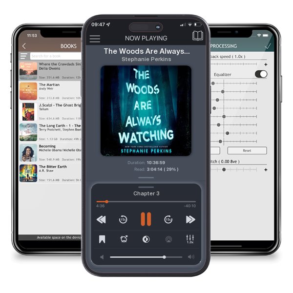 Download fo free audiobook The Woods Are Always Watching by Stephanie Perkins and listen anywhere on your iOS devices in the ListenBook app.