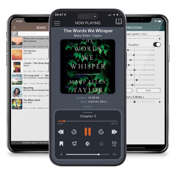 Download fo free audiobook The Words We Whisper by Mary Ellen Taylor and listen anywhere on your iOS devices in the ListenBook app.