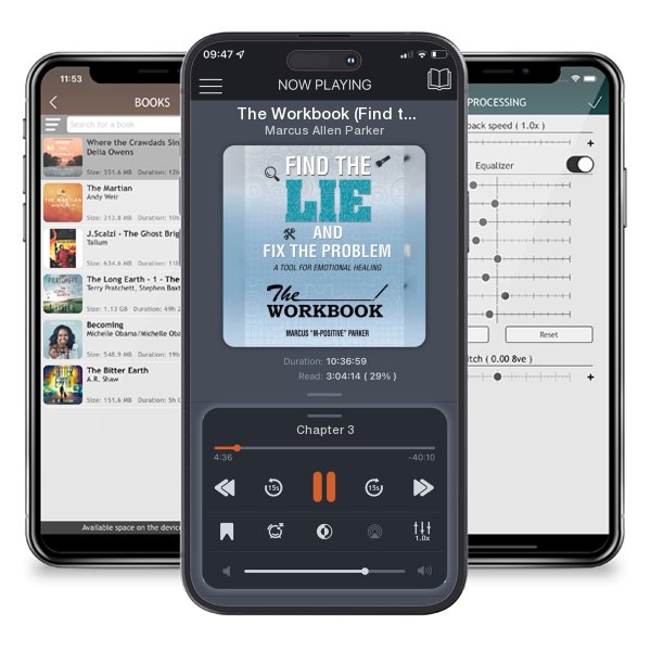 Download fo free audiobook The Workbook (Find the Lie Fix The Problem) by Marcus Allen Parker and listen anywhere on your iOS devices in the ListenBook app.