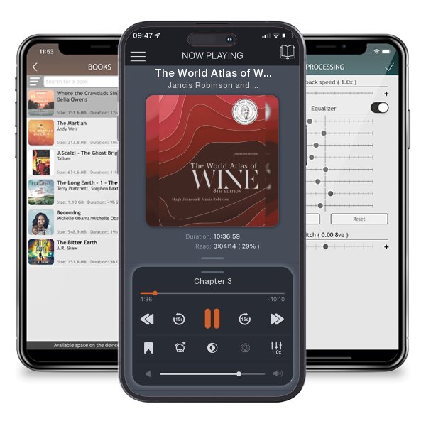 Download fo free audiobook The World Atlas of Wine 8th Edition by Jancis Robinson and Hugh Johnson and listen anywhere on your iOS devices in the ListenBook app.