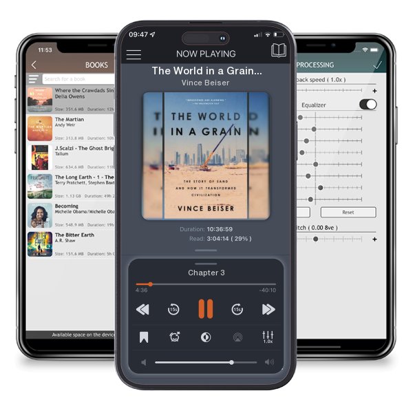 Download fo free audiobook The World in a Grain: The Story of Sand and How It... by Vince Beiser and listen anywhere on your iOS devices in the ListenBook app.