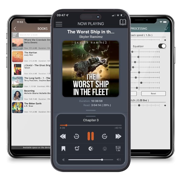Download fo free audiobook The Worst Ship in the Fleet (Dumb Luck and Dead Heroes Book 1) by Skyler Ramirez and listen anywhere on your iOS devices in the ListenBook app.