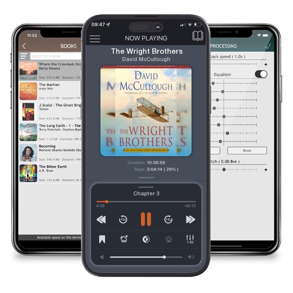 Download fo free audiobook The Wright Brothers by David McCullough and listen anywhere on your iOS devices in the ListenBook app.
