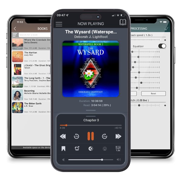 Download fo free audiobook The Wysard (Waterspell, #2) by Deborah J. Lightfoot and listen anywhere on your iOS devices in the ListenBook app.