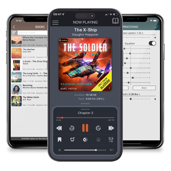 Download fo free audiobook The X-Ship by Vaughn Heppner and listen anywhere on your iOS devices in the ListenBook app.