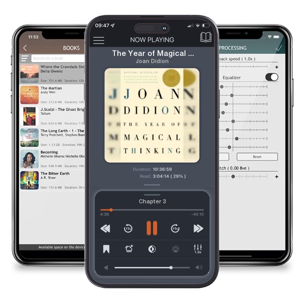Download fo free audiobook The Year of Magical Thinking by Joan Didion and listen anywhere on your iOS devices in the ListenBook app.