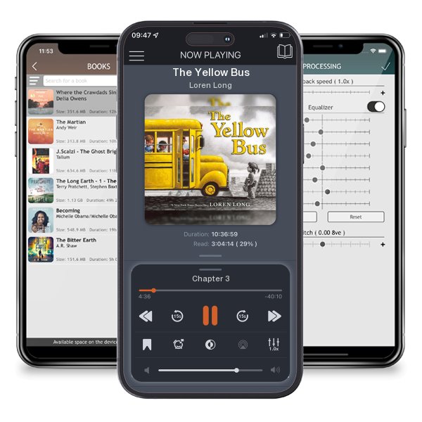 Download fo free audiobook The Yellow Bus by Loren Long and listen anywhere on your iOS devices in the ListenBook app.