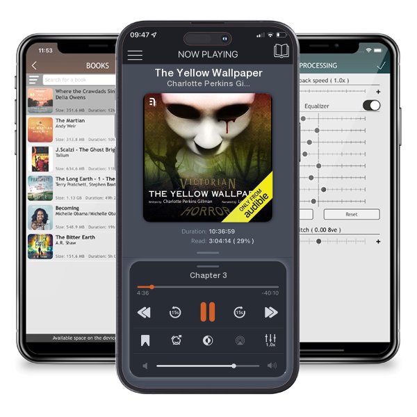 Download fo free audiobook The Yellow Wallpaper by Charlotte Perkins Gillman and listen anywhere on your iOS devices in the ListenBook app.