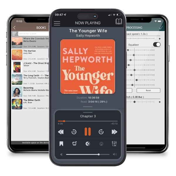 Download fo free audiobook The Younger Wife by Sally Hepworth and listen anywhere on your iOS devices in the ListenBook app.