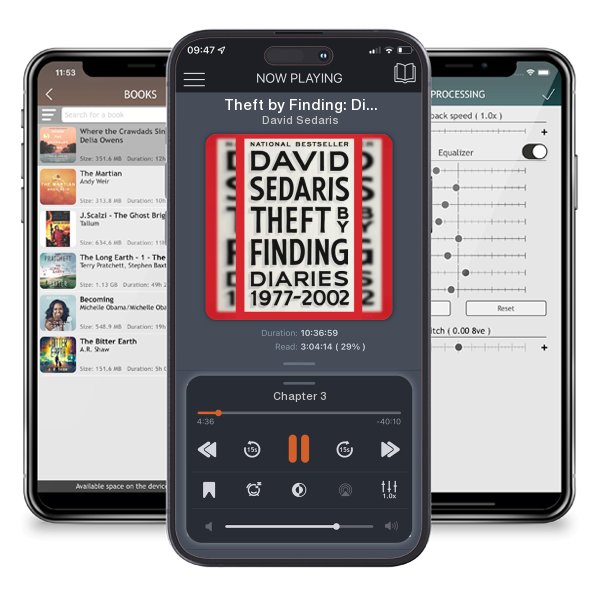 Download fo free audiobook Theft by Finding: Diaries (1977-2002) by David Sedaris and listen anywhere on your iOS devices in the ListenBook app.