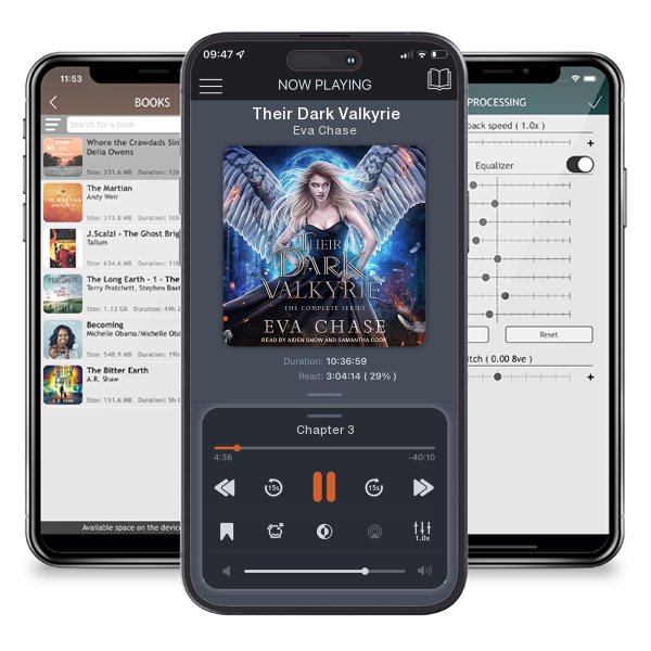 Download fo free audiobook Their Dark Valkyrie by Eva Chase and listen anywhere on your iOS devices in the ListenBook app.