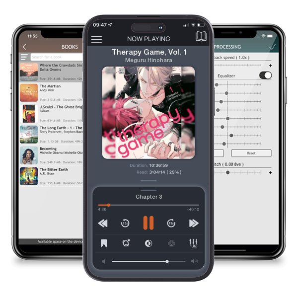 Download fo free audiobook Therapy Game, Vol. 1 by Meguru Hinohara and listen anywhere on your iOS devices in the ListenBook app.