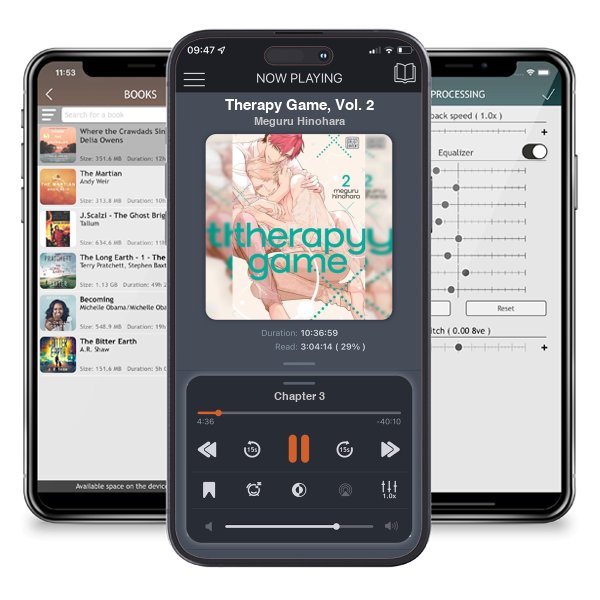 Download fo free audiobook Therapy Game, Vol. 2 by Meguru Hinohara and listen anywhere on your iOS devices in the ListenBook app.