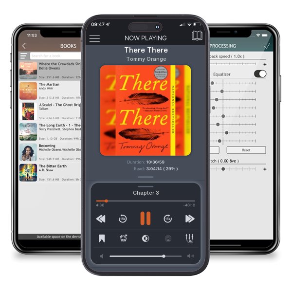 Download fo free audiobook There There by Tommy Orange and listen anywhere on your iOS devices in the ListenBook app.