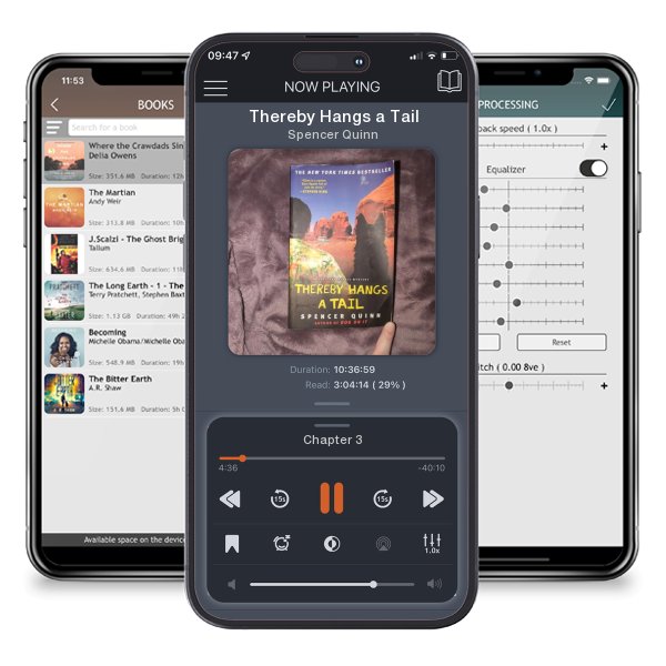 Download fo free audiobook Thereby Hangs a Tail by Spencer Quinn and listen anywhere on your iOS devices in the ListenBook app.