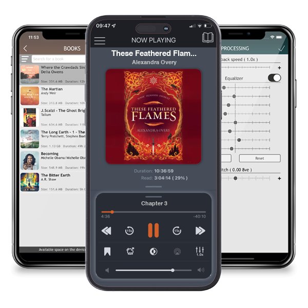 Download fo free audiobook These Feathered Flames (These Feathered Flames, #1) by Alexandra Overy and listen anywhere on your iOS devices in the ListenBook app.