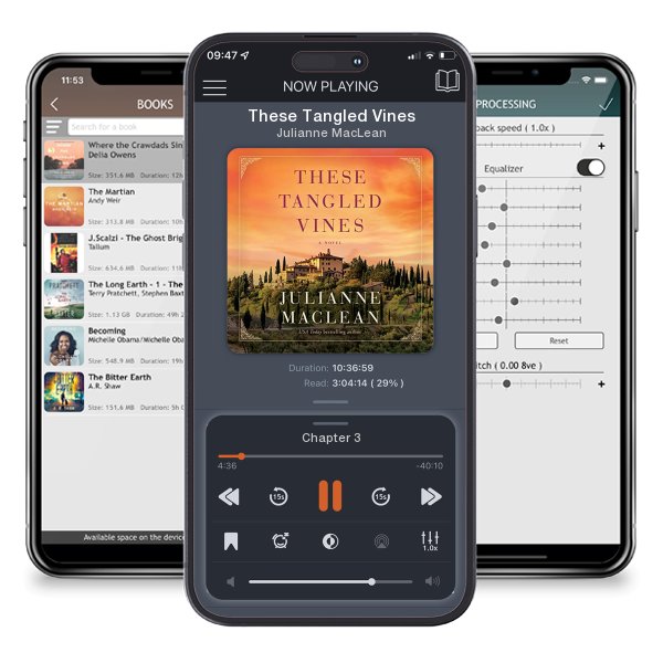 Download fo free audiobook These Tangled Vines by Julianne MacLean and listen anywhere on your iOS devices in the ListenBook app.
