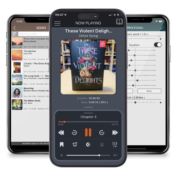 Download fo free audiobook These Violent Delights by Chloe Gong and listen anywhere on your iOS devices in the ListenBook app.