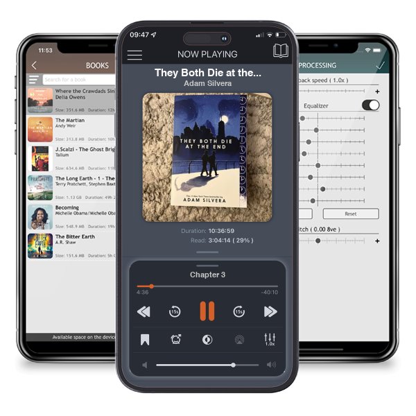 Download fo free audiobook They Both Die at the End by Adam Silvera and listen anywhere on your iOS devices in the ListenBook app.