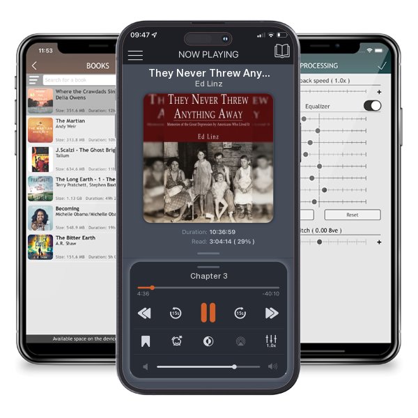 Download fo free audiobook They Never Threw Anything Away, Memories of the Great Depression by Americans Who Lived It by Ed Linz and listen anywhere on your iOS devices in the ListenBook app.
