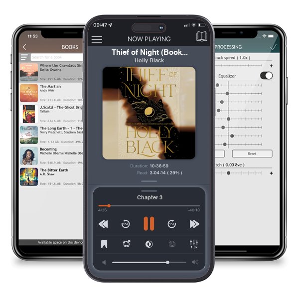 Download fo free audiobook Thief of Night (Book of Night, #2) by Holly Black and listen anywhere on your iOS devices in the ListenBook app.