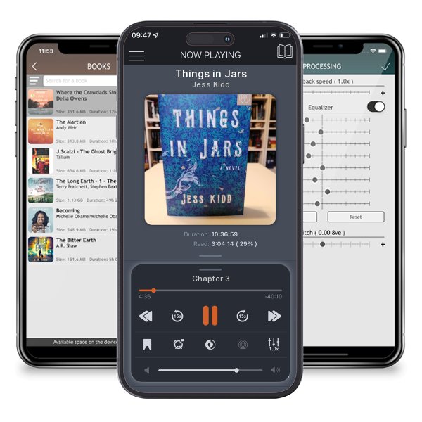 Download fo free audiobook Things in Jars by Jess Kidd and listen anywhere on your iOS devices in the ListenBook app.