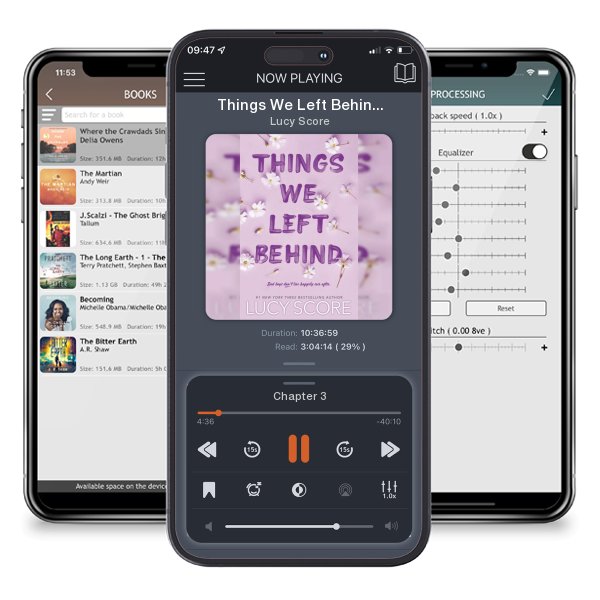 Download fo free audiobook Things We Left Behind by Lucy Score and listen anywhere on your iOS devices in the ListenBook app.