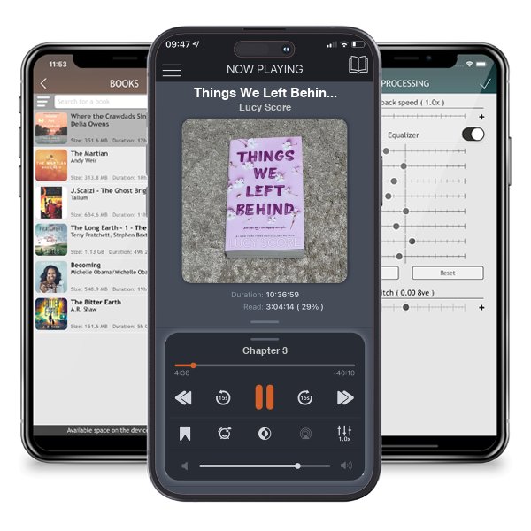 Download fo free audiobook Things We Left Behind by Lucy Score and listen anywhere on your iOS devices in the ListenBook app.