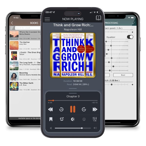 Download fo free audiobook Think and Grow Rich: The Classic Edition: The All-Time... by Napoleon Hill and listen anywhere on your iOS devices in the ListenBook app.