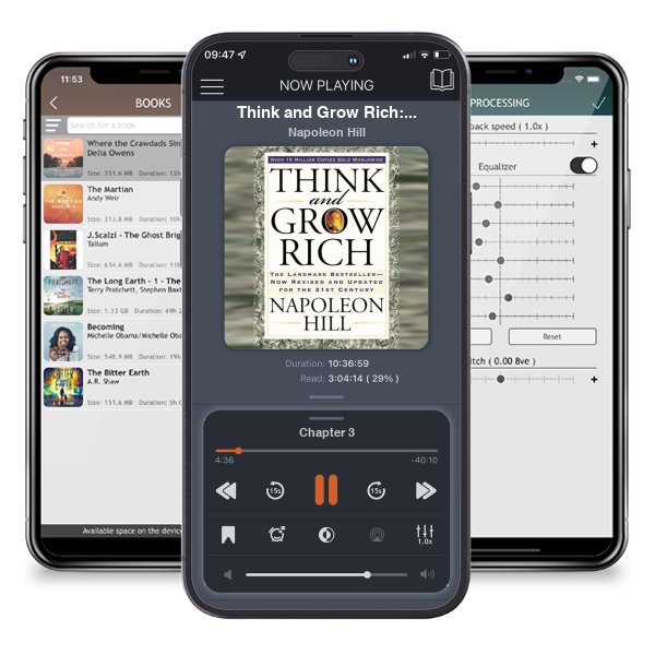 Download fo free audiobook Think and Grow Rich: The Landmark Bestseller Now Revised and Updated for the 21st Century by Napoleon Hill and listen anywhere on your iOS devices in the ListenBook app.