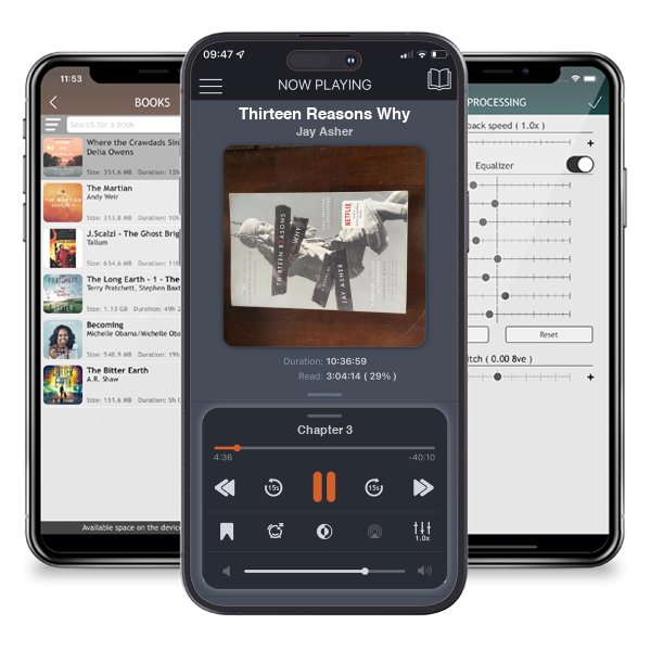 Download fo free audiobook Thirteen Reasons Why by Jay Asher and listen anywhere on your iOS devices in the ListenBook app.