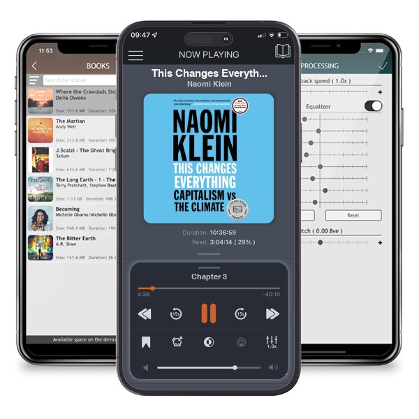 Download fo free audiobook This Changes Everything by Naomi Klein and listen anywhere on your iOS devices in the ListenBook app.