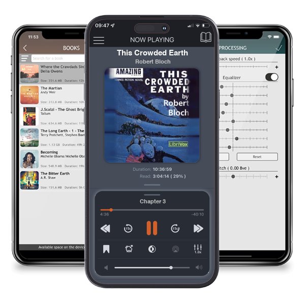 Download fo free audiobook This Crowded Earth by Robert Bloch and listen anywhere on your iOS devices in the ListenBook app.