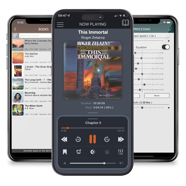 Download fo free audiobook This Immortal by Roger Zelazny and listen anywhere on your iOS devices in the ListenBook app.