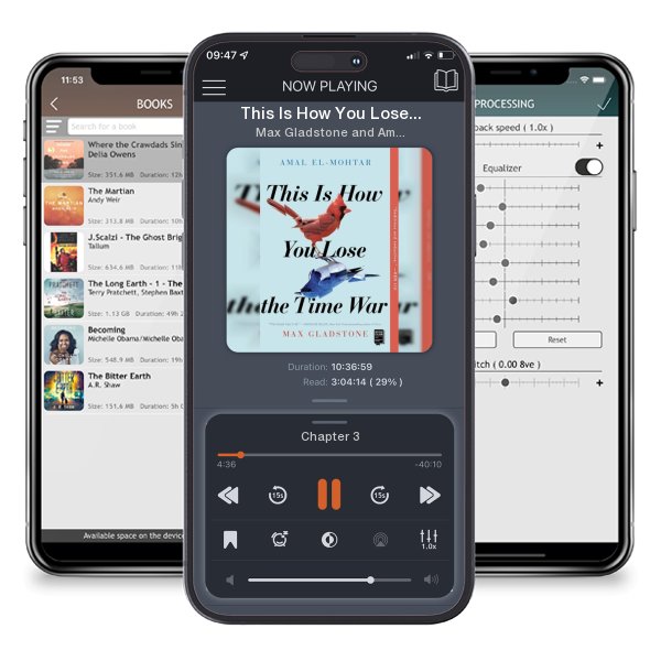 Download fo free audiobook This Is How You Lose the Time War by Max Gladstone and Amal El-Mohtar and listen anywhere on your iOS devices in the ListenBook app.