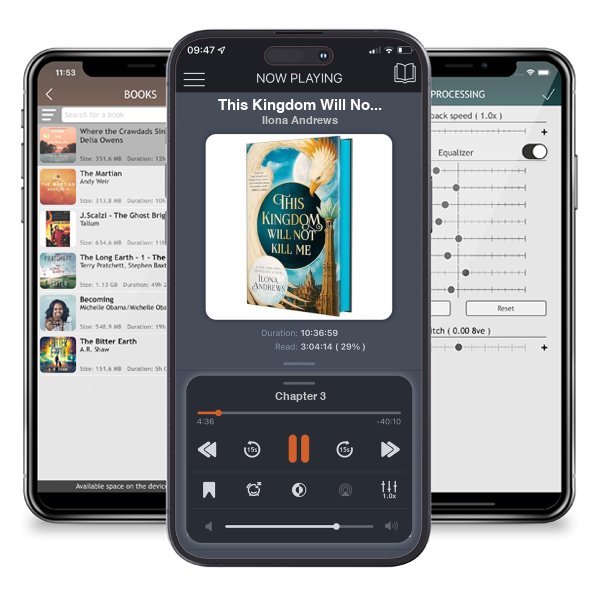 Download fo free audiobook This Kingdom Will Not Kill Me (Maggie the Undying, #1) by Ilona Andrews and listen anywhere on your iOS devices in the ListenBook app.