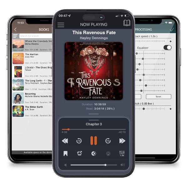 Download fo free audiobook This Ravenous Fate by Hayley Dennings and listen anywhere on your iOS devices in the ListenBook app.