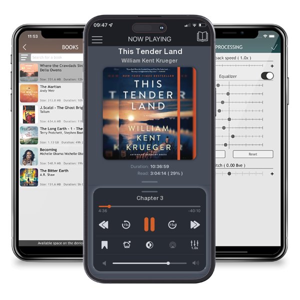 Download fo free audiobook This Tender Land by William Kent Krueger and listen anywhere on your iOS devices in the ListenBook app.
