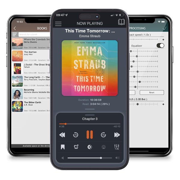 Download fo free audiobook This Time Tomorrow: A Novel by Emma Straub and listen anywhere on your iOS devices in the ListenBook app.