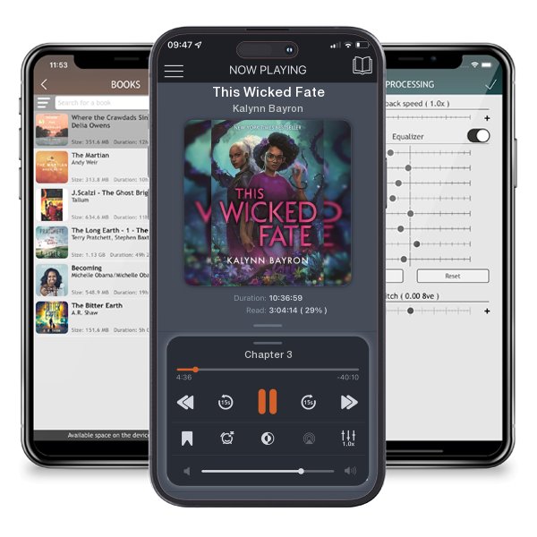 Download fo free audiobook This Wicked Fate by Kalynn Bayron and listen anywhere on your iOS devices in the ListenBook app.