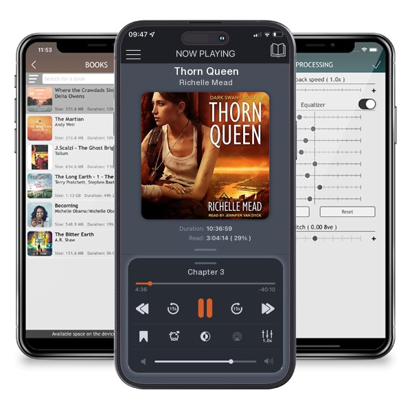 Download fo free audiobook Thorn Queen by Richelle Mead and listen anywhere on your iOS devices in the ListenBook app.