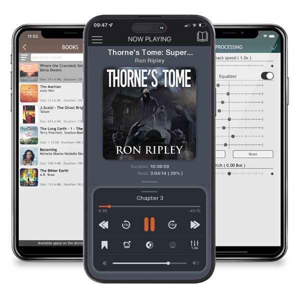 Download fo free audiobook Thorne's Tome: Supernatural Horror with Scary Ghosts & Haunted Houses by Ron Ripley and listen anywhere on your iOS devices in the ListenBook app.