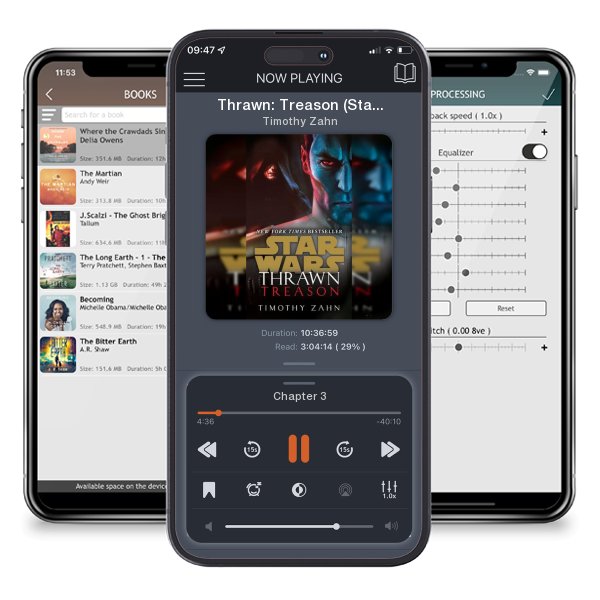 Download fo free audiobook Thrawn: Treason (Star Wars) by Timothy Zahn and listen anywhere on your iOS devices in the ListenBook app.