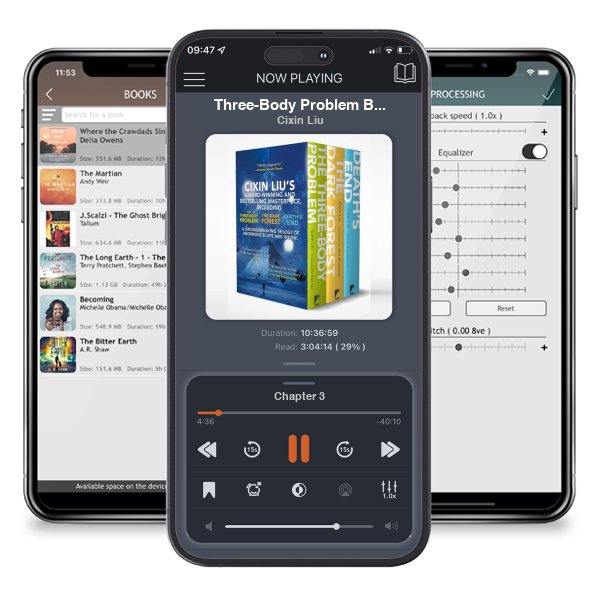 Download fo free audiobook Three-Body Problem Boxed Set: The Dark Forest, Death\'s End (The Three-Body Problem Series) by Cixin Liu and listen anywhere on your iOS devices in the ListenBook app.