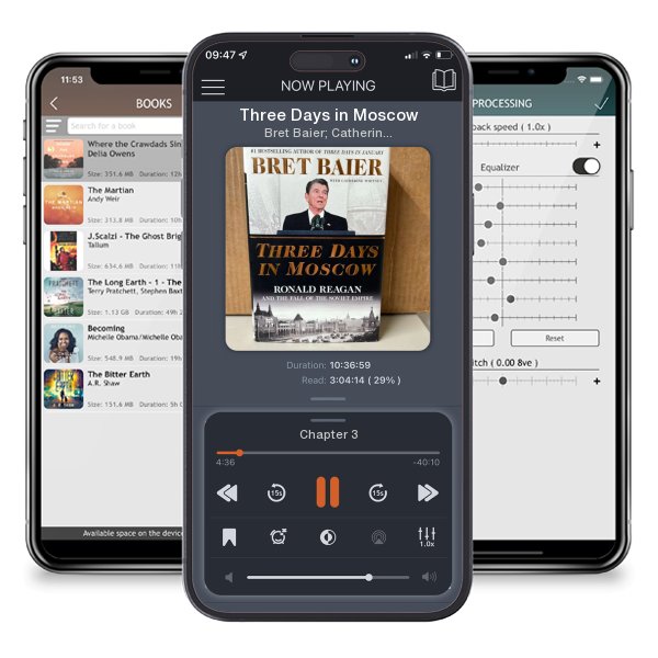 Download fo free audiobook Three Days in Moscow by Bret Baier; Catherine Whitney and listen anywhere on your iOS devices in the ListenBook app.