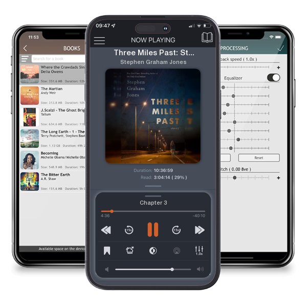 Download fo free audiobook Three Miles Past: Stories by Stephen Graham Jones and listen anywhere on your iOS devices in the ListenBook app.