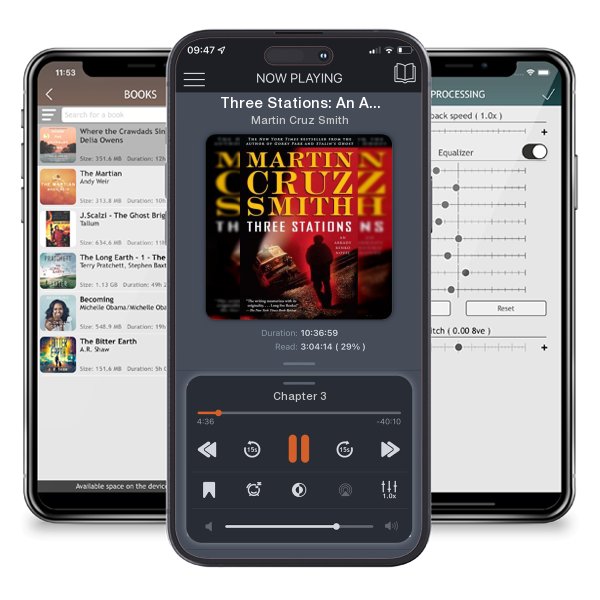Download fo free audiobook Three Stations: An Arkady Renko Novelvolume 7 by Martin Cruz Smith and listen anywhere on your iOS devices in the ListenBook app.