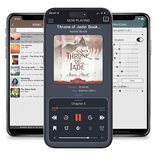 Download fo free audiobook Throne of Jade: Book Two of the Temeraire by Naomi Novik and listen anywhere on your iOS devices in the ListenBook app.