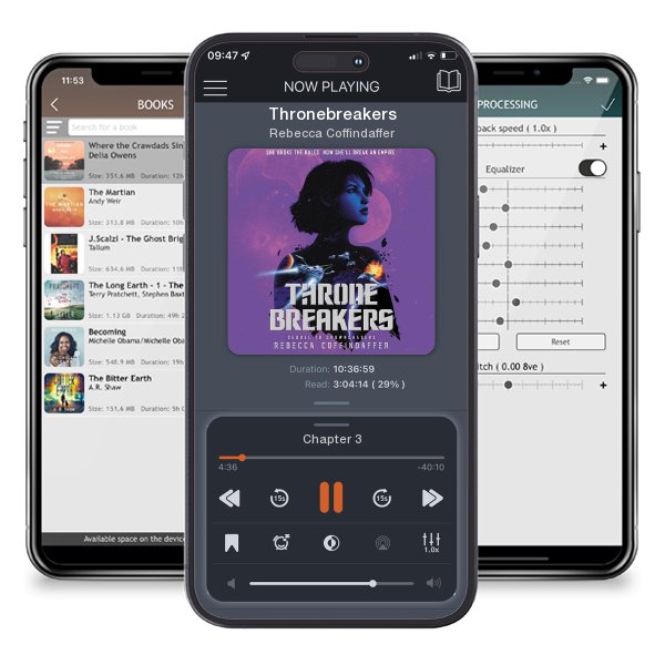 Download fo free audiobook Thronebreakers by Rebecca Coffindaffer and listen anywhere on your iOS devices in the ListenBook app.